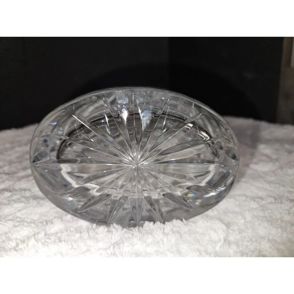 WATERFORD Overture Cut Crystal Decanter Faceted Original Stopper Pristine